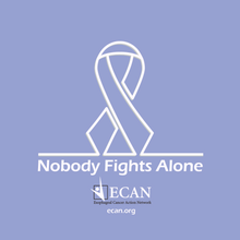 Load image into Gallery viewer, Women&#39;s Nobody Fights Alone Awareness Ribbon Cap Sleeve T-shirt
