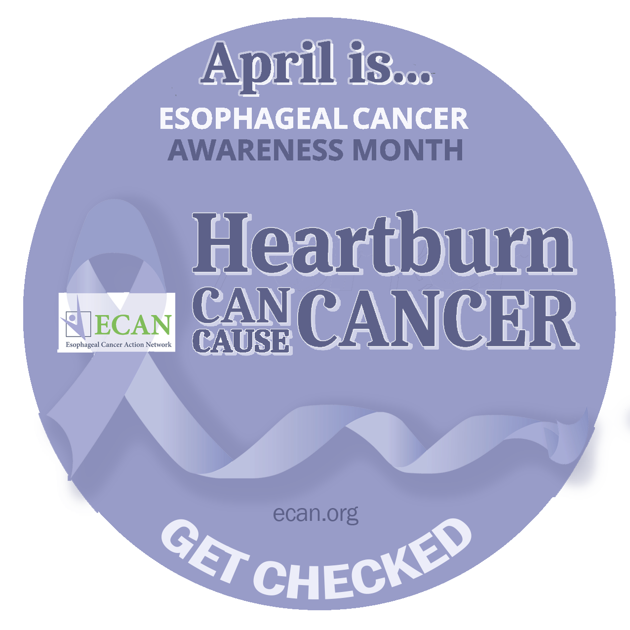 Esophageal Cancer Awareness Month Button