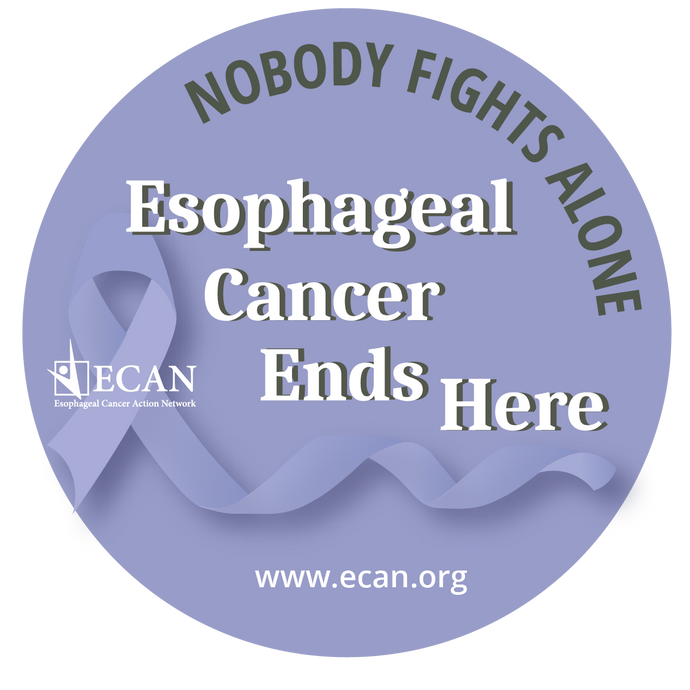 Esophageal Cancer Ends Here Button