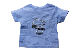 Toddler Beat the Beast Periwinkle T-Shirt