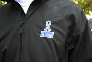 Men's Heavy Duty Windbreaker Jacket with Embroidery Ribbon